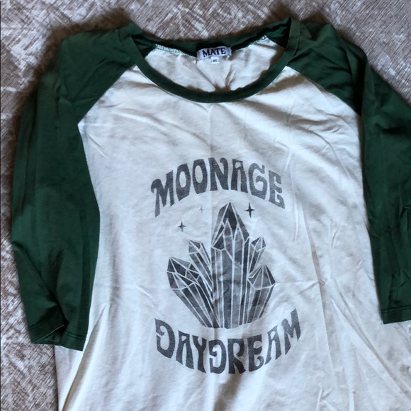 MATE the Label Tops - Mate the Label Moonage Daydream 3/4 sleeve tee L